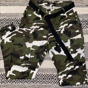 Camo cargo pants